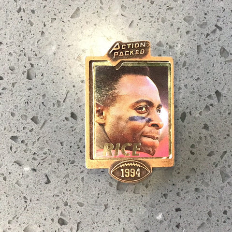 Jerry Rice 1994 Action Packed Metal Pin