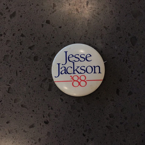 1988 Election Jesse Jackson Button Pin