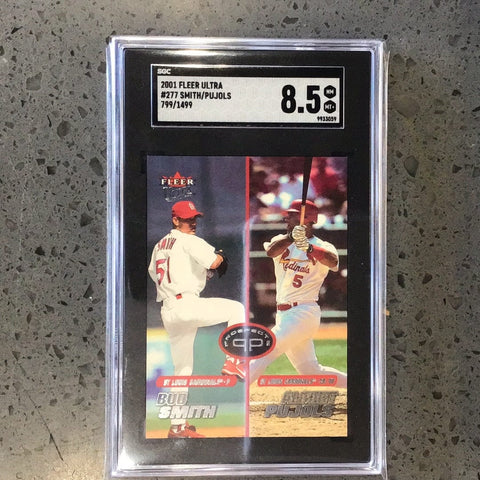 2001 Fleer Ultra Smith/Pujols SGC 8.5 (3059)