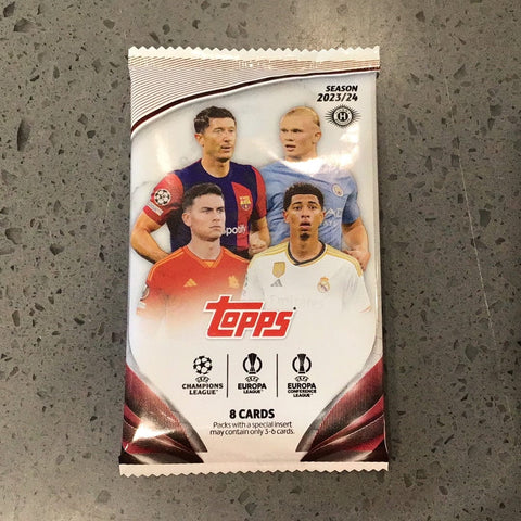 2023-24 Topps UEFA Club Competition Soccer Hobby Pack