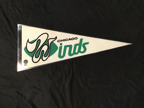 Team Pennant Chicago Winds Football WFL Vintage 1970s