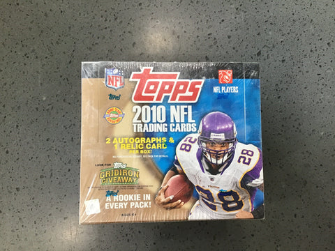 2010 Topps Football Jumbo Hobby Box