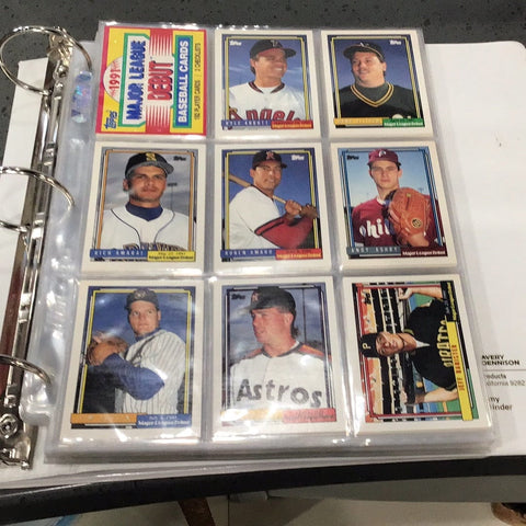 1991 Topps Debut Baseball Complete Set 1-194