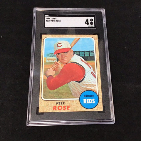 1968 Topps Pete Rose #230 Graded Card SGC 4 (2236)