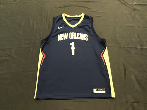 New Orleans Pelicans Zion Williamson #1 Stitched Jersey Youth XL