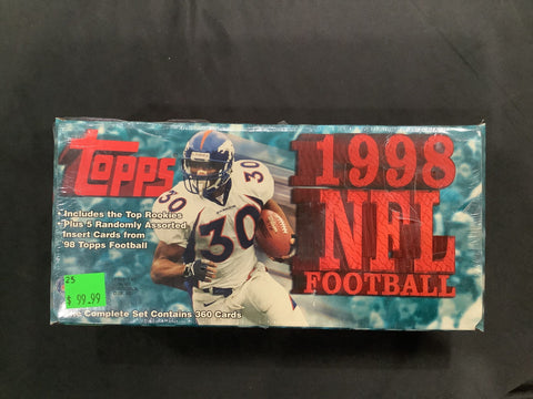 1998 Topps Football Factory Sealed Set