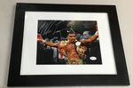 Mike Tyson 8inx10in Autographed and Framed Photo - JSA Authenticated