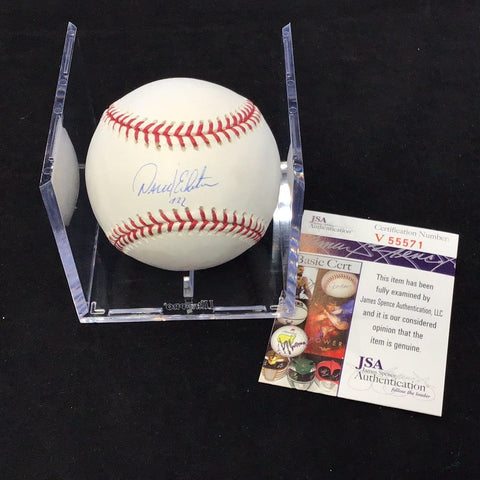 David Eckstein Autographed Baseball JSA Certified