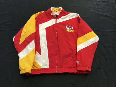Kansas City Chiefs Zip Up Vintage Jacket Adult XL