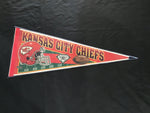Team Pennant Vintage Football Kansas City Chiefs 75