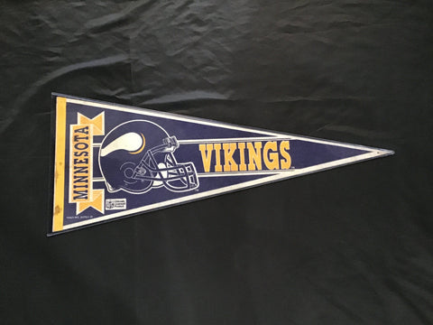 Team Pennant Vintage Football Minnesota Vikings