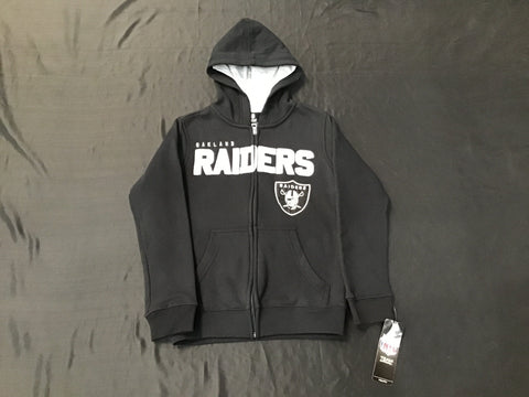 Oakland Raiders Zip Up Hoodie NWT Youth Small (8)