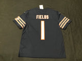 Chicago Bears Justin Fields #1 Stitched Jersey Adult Large NWT