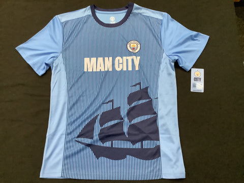 Manchester City Soccer Jersey Adult Large NWT