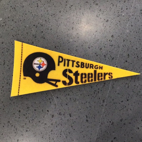 Team Pennant Mini Vintage Football Pittsburgh Steelers