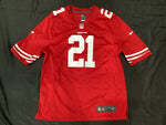 San Francisco 49ers Frank Gore #21 Jersey Adult Large