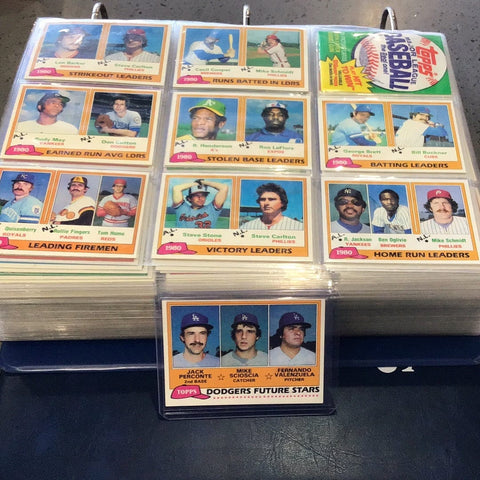 1981 Topps and 1981 Topps Traded Baseball Complete Sets 1-726 and 727-858