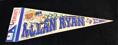 Nolan Ryan Texas Heat Vintage Pennant