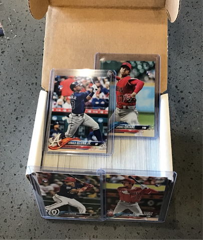 2018 Topps Baseball Update + Highlights Complete Set 1-300