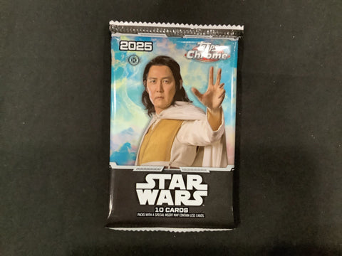 2025 Topps Chrome Star Wars Hobby Box Pack