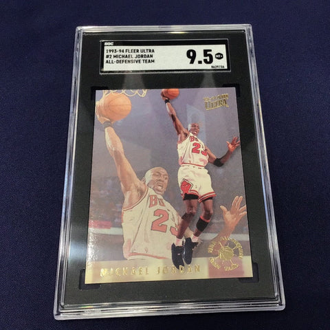 1993-94 Fleer Ultra Michael Jordan Graded Card #2 SGC 9.5 (9736)