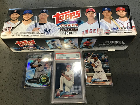 2018 Topps Baseball Complete Set 1-700 Ohtani PSA 9