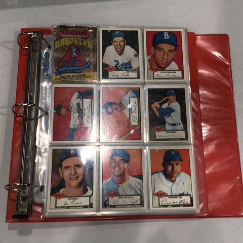 1996 Topps Archives 1952-1956 Brooklyn Dodgers Baseball Complete Set 1-165