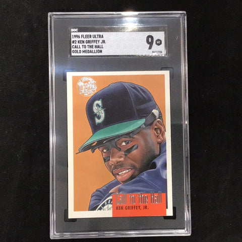 1996 Fleer Ultra Gold Medallion Ken Griffey, Jr. #2 Graded Card SGC 9 (1726)