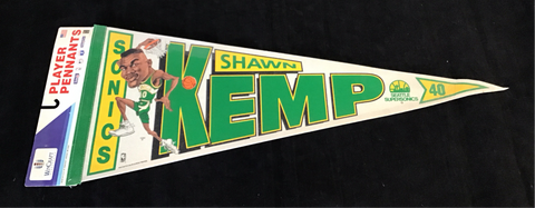 Shawn Kemp Vintage Pennant