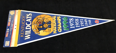 Kentucky Wildcats National Champs Vintage Pennant