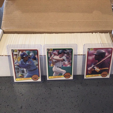 1983 Donruss Baseball Complete Set 1-653