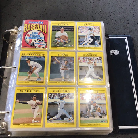 1991 Fleer and Fleer Update Baseball Complete Sets 1-720 and 1-132