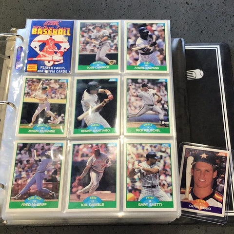 1989 Score Baseball Complete Set 1-660