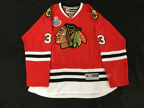 Chicago Blackhawks Byfuglien #33 Stitched Stanley Cup Final Hockey Jersey Adult XXL