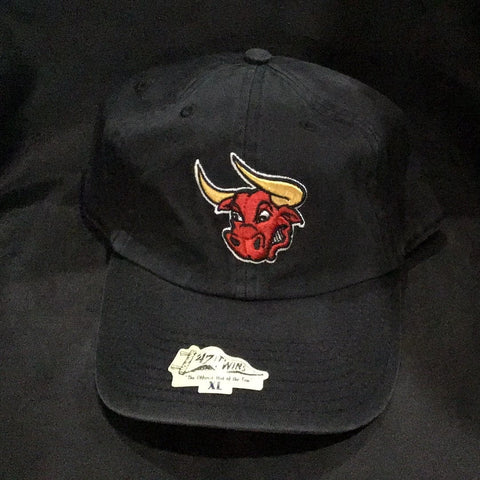 Tucson Toros Hat Black Red Bull Stretch Fit XL