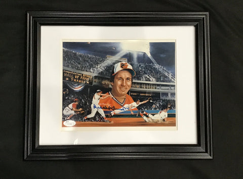 Brooks Robinson Baltimore Orioles Autographed Photo PSA Cert