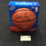 Walt Frazier Autographed Basketball