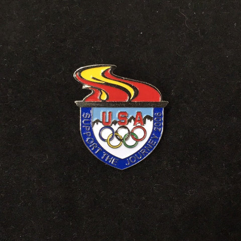USA Olympics Support the Journey 2006 Metal Pin