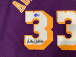 Kareem Abdul-Jabbar #33 LA Lakers Autographed Jersey Cert