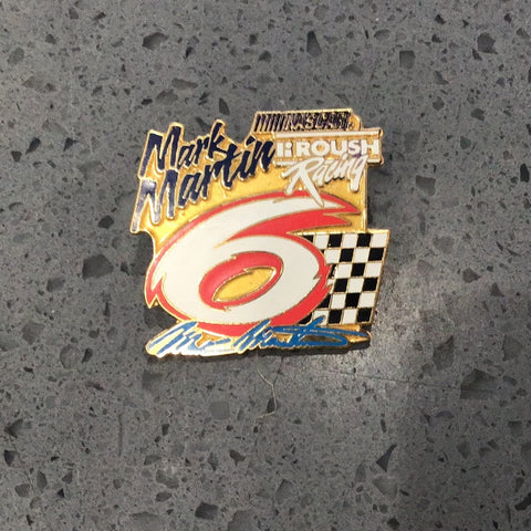 Mark Martin NASCAR #6 Metal Pin
