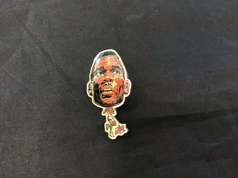 1995-96 NBA Pinheads Shawn Kemp Metal Pin