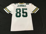Green Bay Packers Greg Jennings #85 Authentic Silk Screen Jersey Adult Large