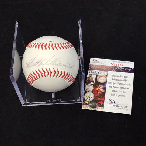 Matt Williams Autographed Baseball JSA Certified
