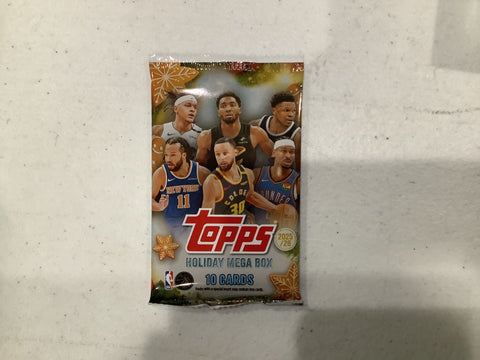 2025-26 Topps Holiday Basketball Mega Box Pack