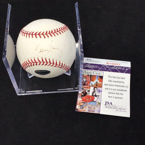Carlos Baerga Autographed Baseball JSA Certified