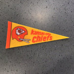 Team Pennant Mini Vintage Football Kansas City Chiefs