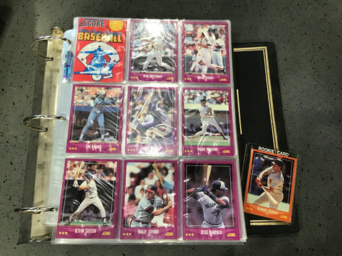 1988 Score and Traded Baseball Complete Sets 1-660 and1-110