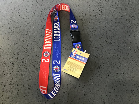 Player Lanyard Kawhi Leonard #2 LA Clippers