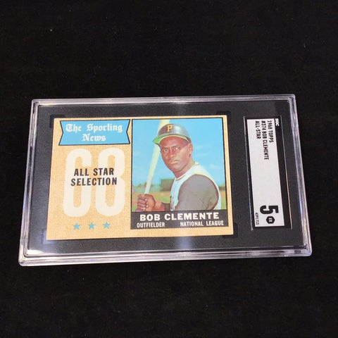 1968 Topps Bob Clemente #374 Graded Card SGC 5 (1713)