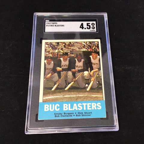 1963 Topps Buc Blasters #18 Graded Card SGC 4.5 (8898)